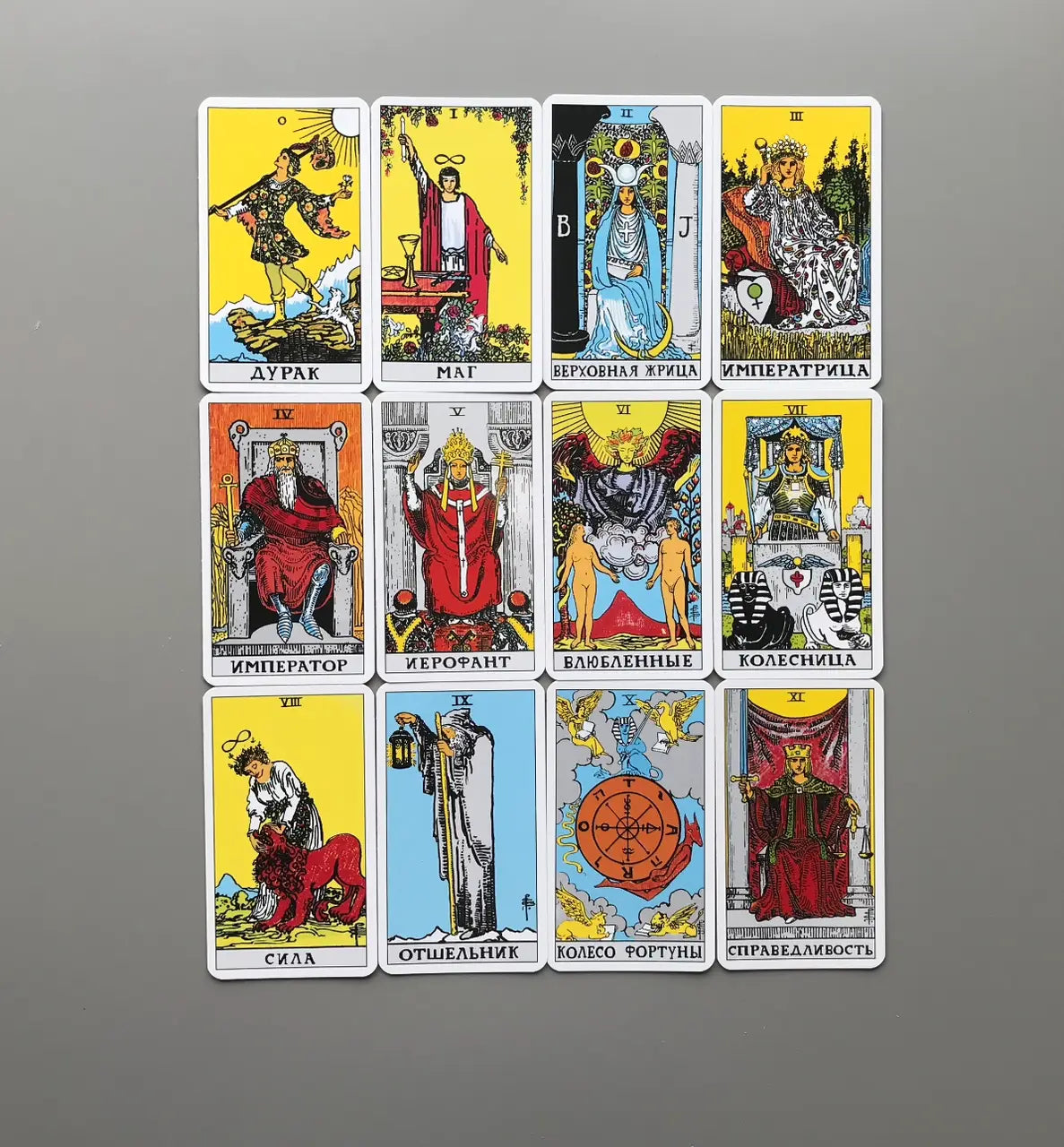 Cărți de tarot ale lui Ryder Waite, cărți clasice de ghicire a oracolului de tarot pentru începători în rusă, cu instrucțiuni