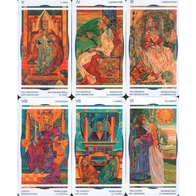 Vitralii Tarot Mystic - Crystal Tarot, Elizabeth Trevisan, ANKH