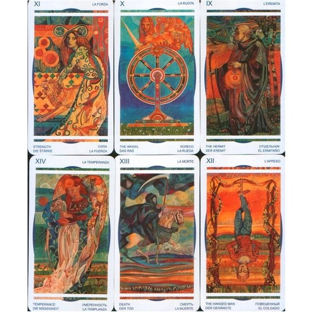 Vitralii Tarot Mystic - Crystal Tarot, Elizabeth Trevisan, ANKH
