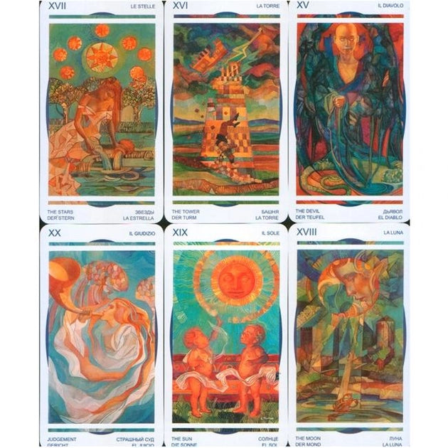 Vitralii Tarot Mystic - Crystal Tarot, Elizabeth Trevisan, ANKH