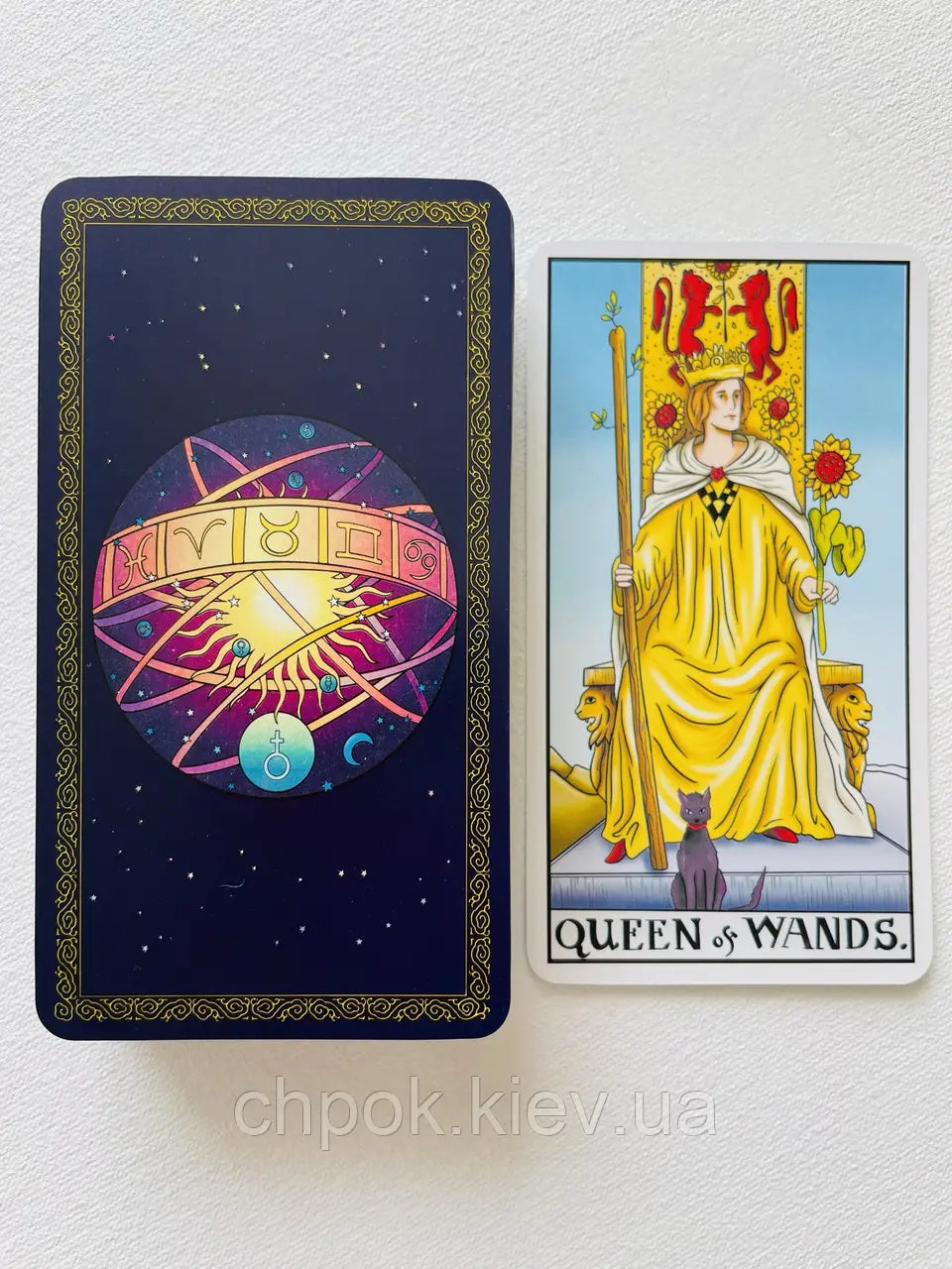 Deck clasic Waite Tarot Galactic Style. Sunstelo
