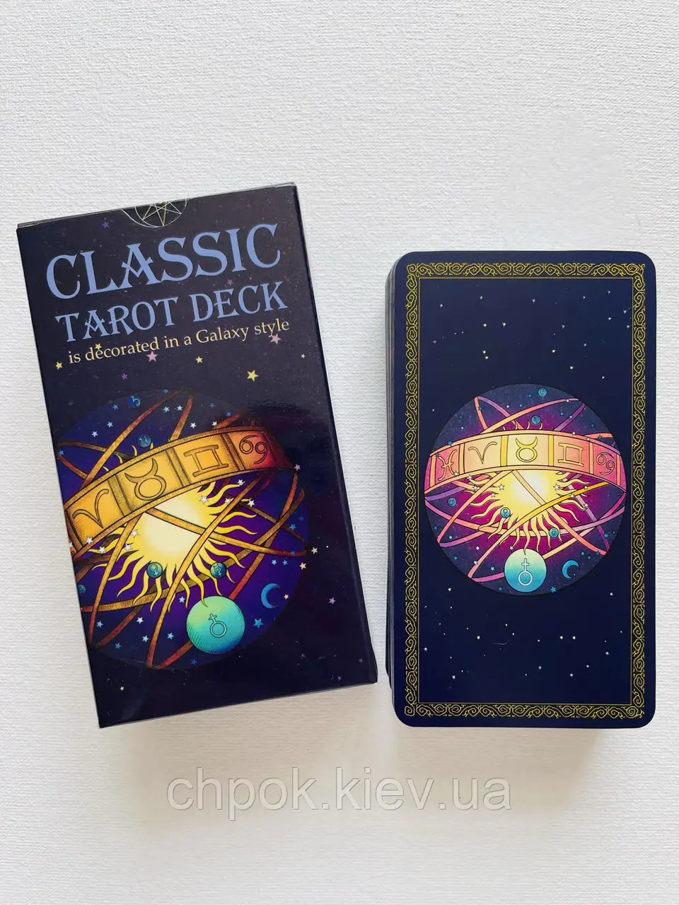 Deck clasic Waite Tarot Galactic Style. Sunstelo