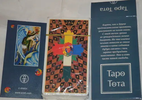 Tarot TOTA de Aleister Crowley. Carduri ANKH 78 + broșură