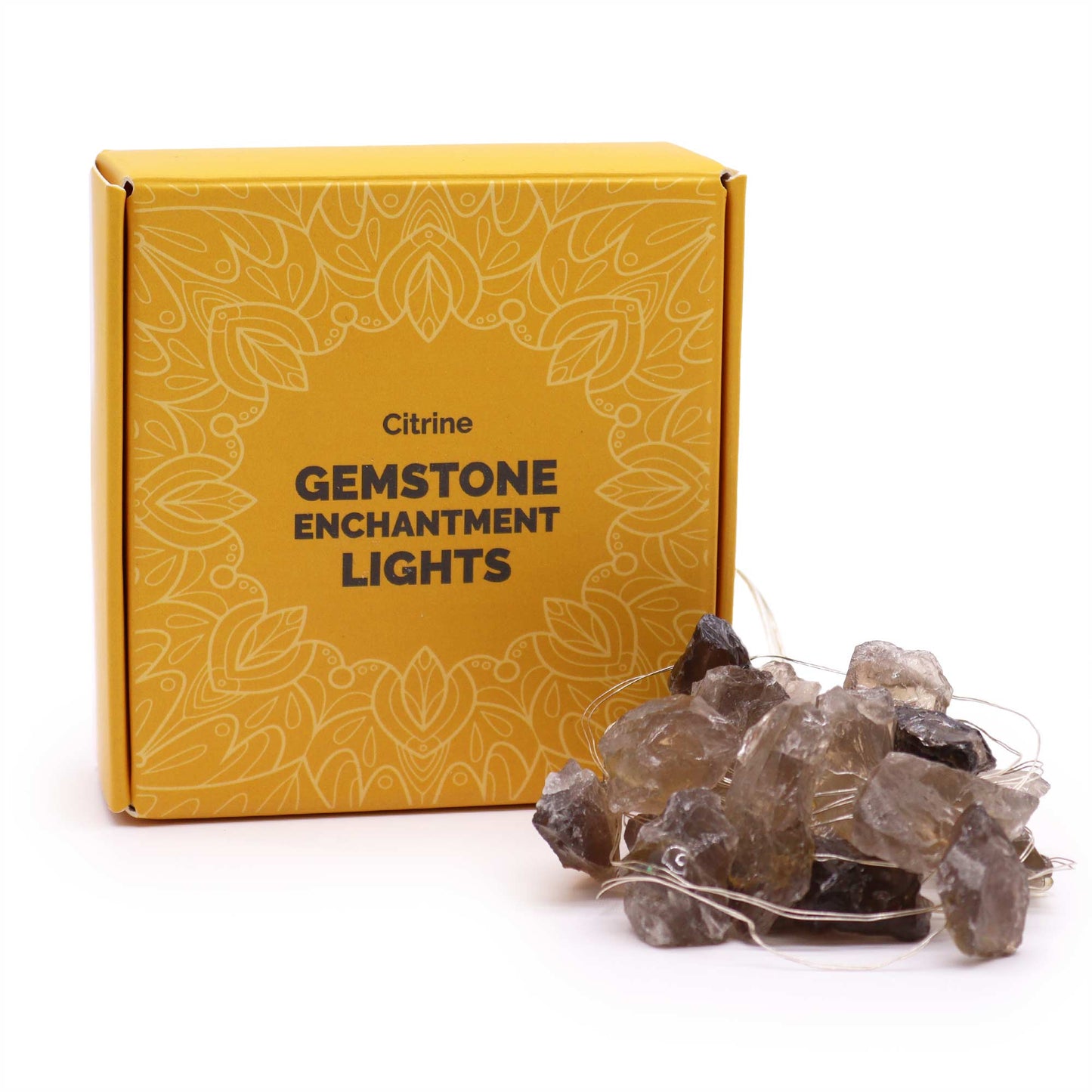 Gemstone LED Light Chain - Citrine