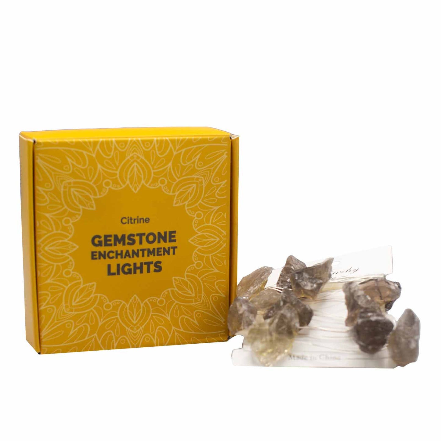 Gemstone LED Light Chain - Citrine