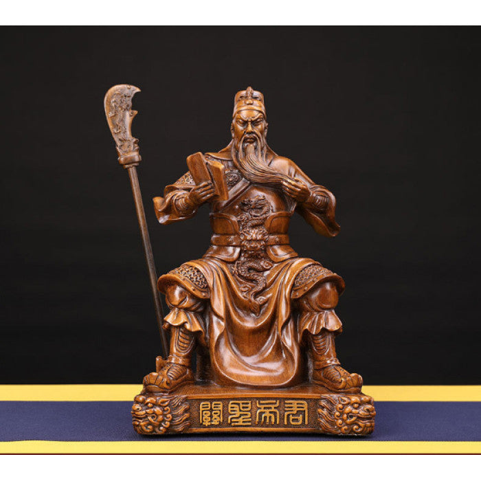 GUAN GONG WITH A HALBERD